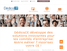 Tablet Screenshot of dedicace-ce.com